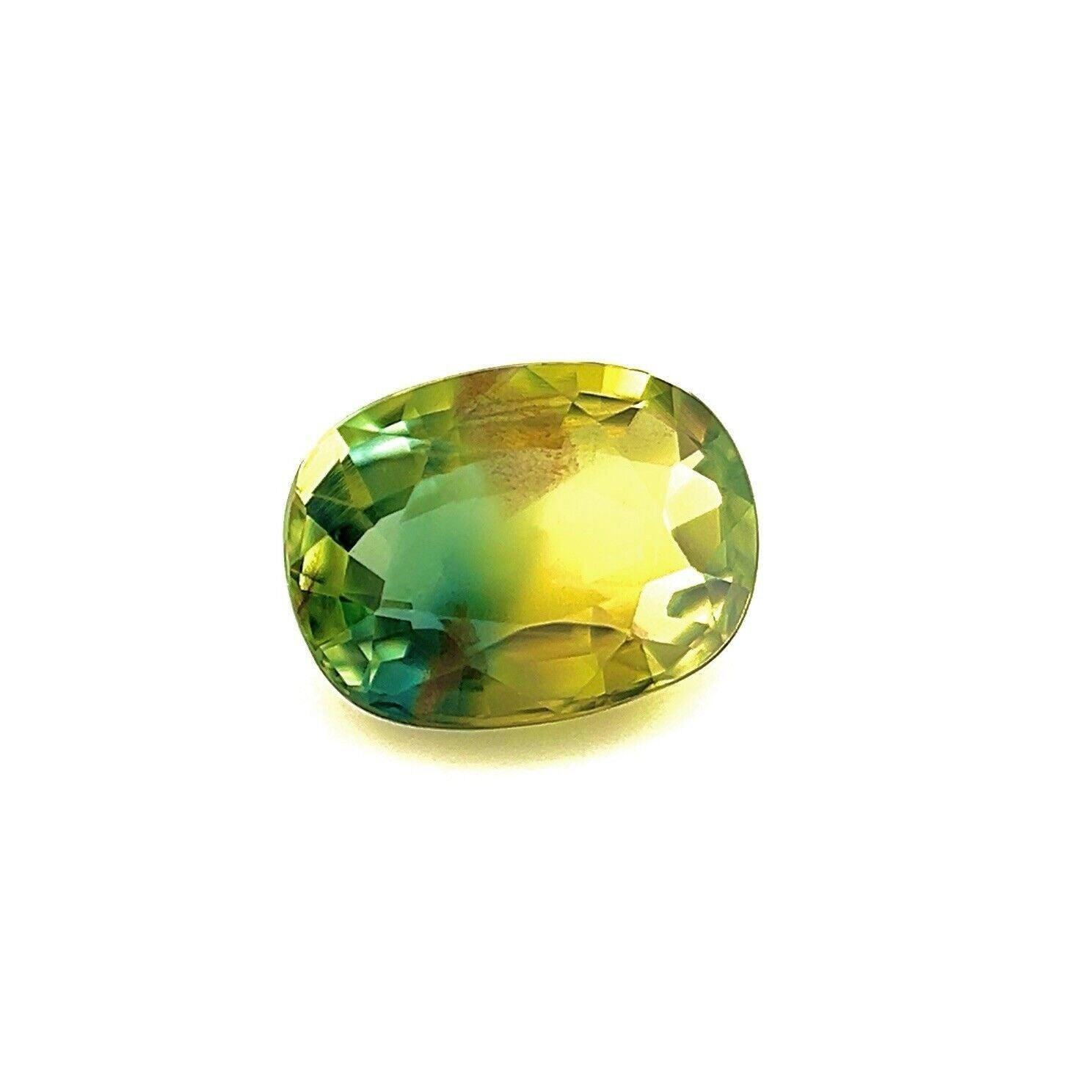 Natural 1.02ct Untreated Bi Colour Sapphire Gia Certified Cushion Cut Gem

GIA Certified Untreated Bi Colour Sapphire Gemstone.
1.02 Carat unheated sapphire with a beautiful blue yellow bi colour effect.
Fully certified by GIA confirming stone as