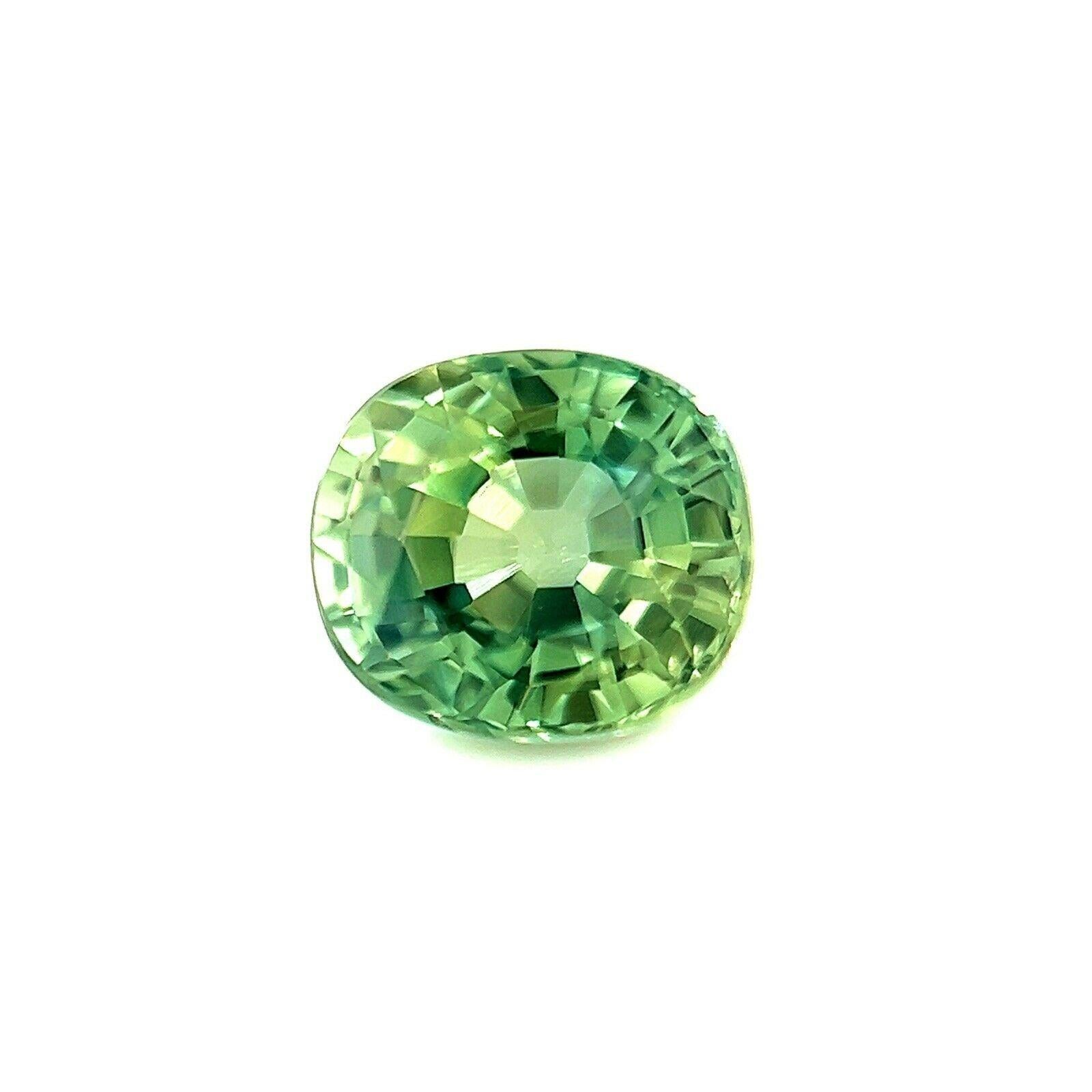 Natural 1.02ct Vivid Green Yellow Australian Sapphire Oval Cut Loose Gem 5.8x5mm 

Fine Natural Vivid Green Australian Sapphire Oval Cut Gemstone.
1.02 Carat with a beautiful and unique vivid yellow green colour and excellent clarity, very clean