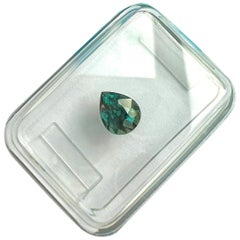 Natural 1.03ct Colour Change Australian Sapphire Blue Green IGI Certified Gem