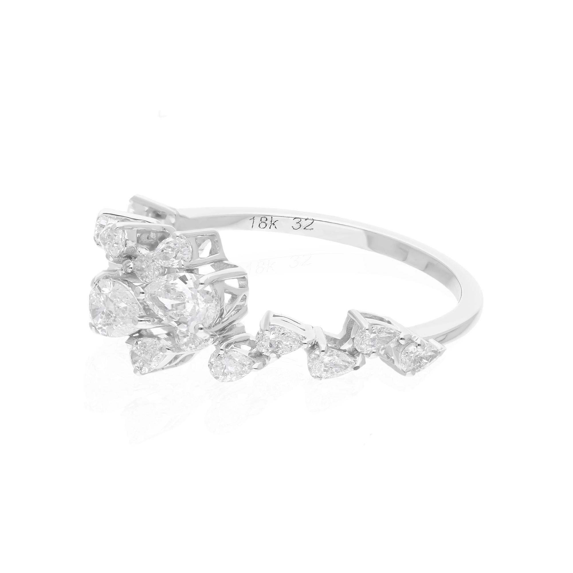 Cast from 14-karat gold, these exquisite ring is handset with 1.04 carats of sparkling diamonds.

The ring is a size 7 and may be resized to larger or smaller upon request. FOLLOW SPECTRUM JEWELS storefront to view the latest collection & exclusive