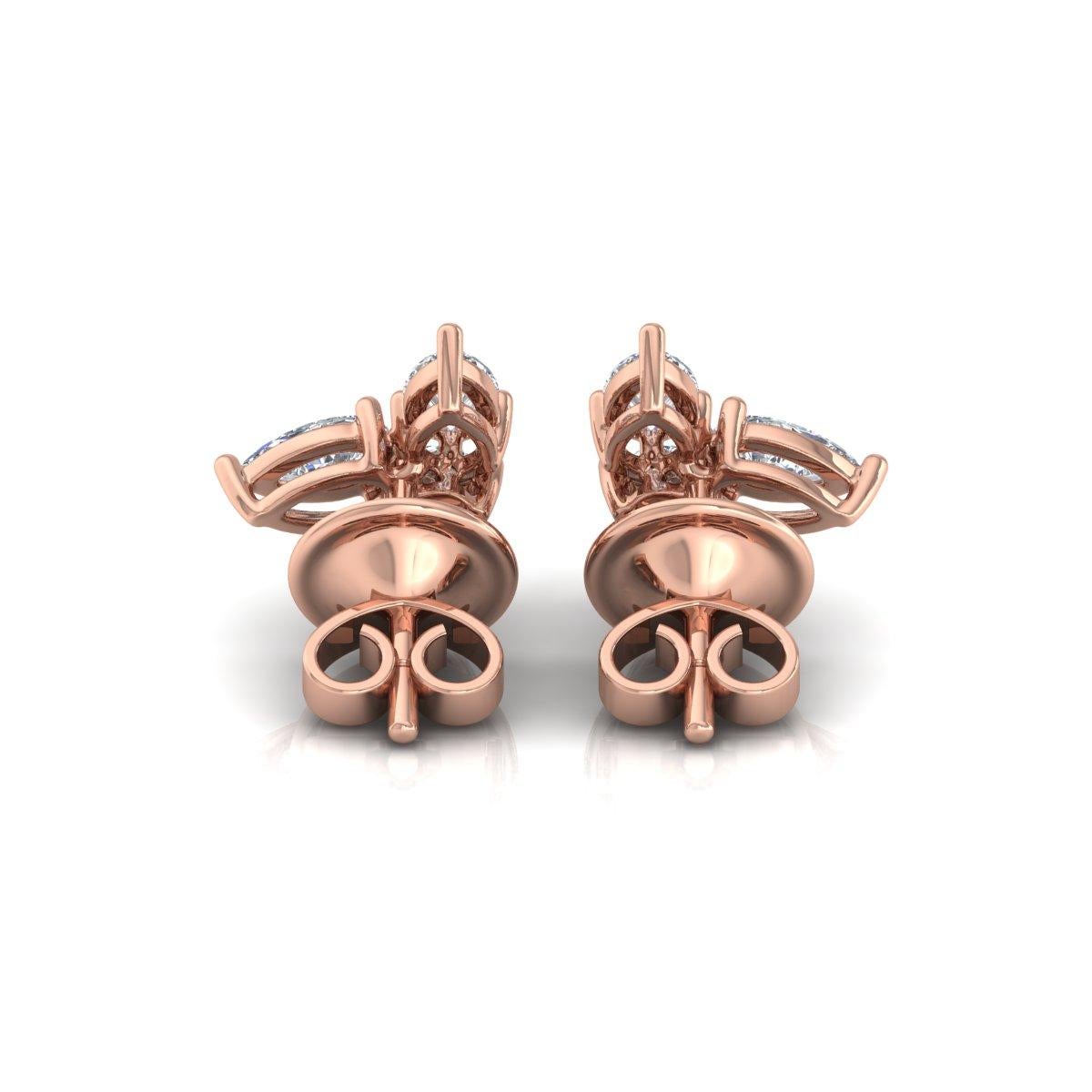 Cast from 18-karat gold, these exquisite earrings are handset with 1.08 carats of sparkling diamonds.

FOLLOW SPECTRUM JEWELS storefront to view the latest collection & exclusive pieces. Spectrum Jewels is proudly rated as a Top Seller on 1stdibs