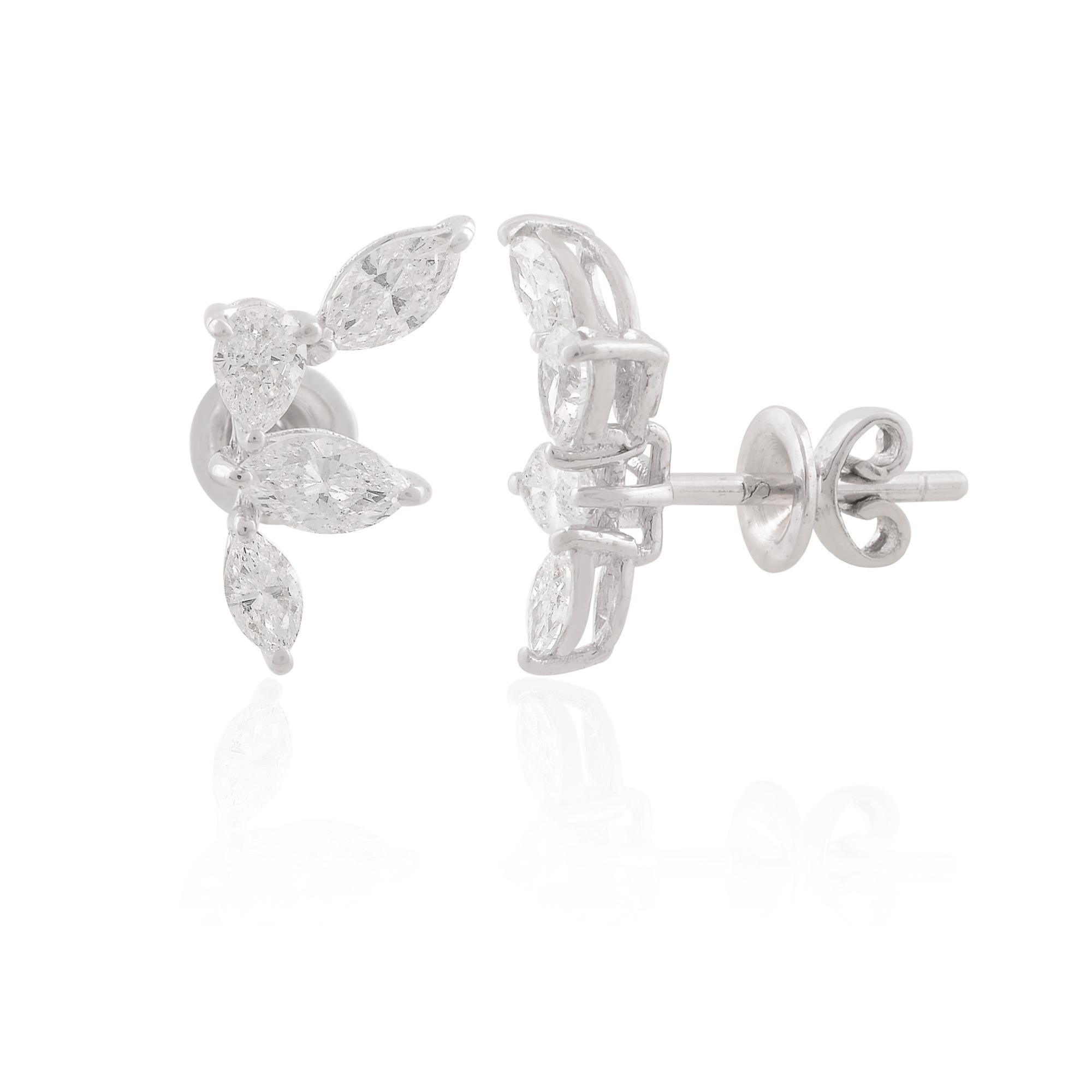 Codice articolo :- SEE-1624C
Peso lordo: 2.20 gm
Peso dell'oro bianco 18k :- 1,98 gm
Peso del diamante :- 1,10 carati  (DIAMANTE DI PUREZZA MEDIA SI1-SI2 E COLORE H-I)
Dimensioni degli orecchini :- 14x9 mm
