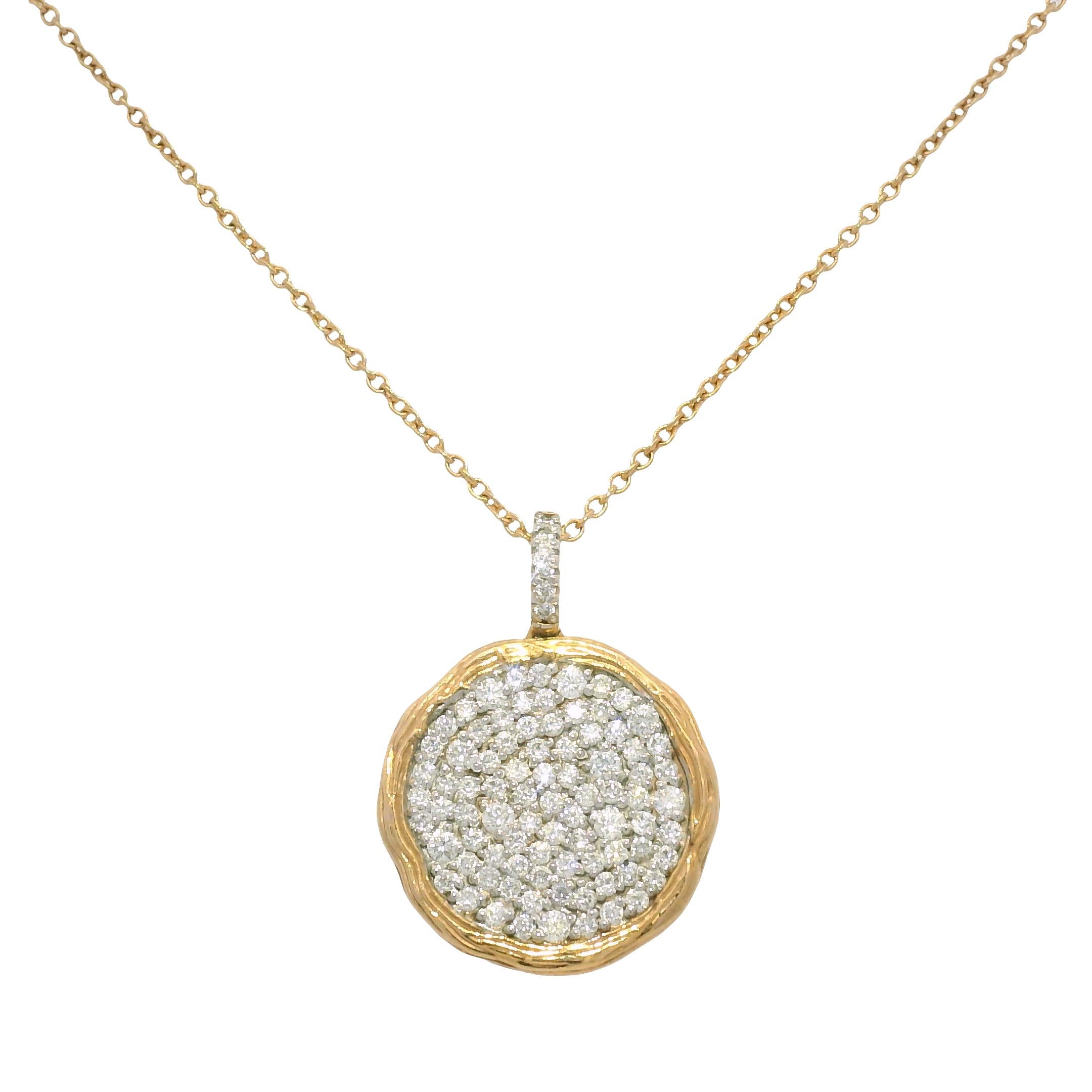 14k Rose Gold natürlichen 1,15 Karat Diamant Pave strukturierte Scheibe Halskette

Produkt: Texturierter Scheiben-Anhänger Halskette
MATERIAL: 14k Rose Gold
Diamant-Details: Ungefähr 1.15 Karat natürliche, gefasste, runde Diamanten im
