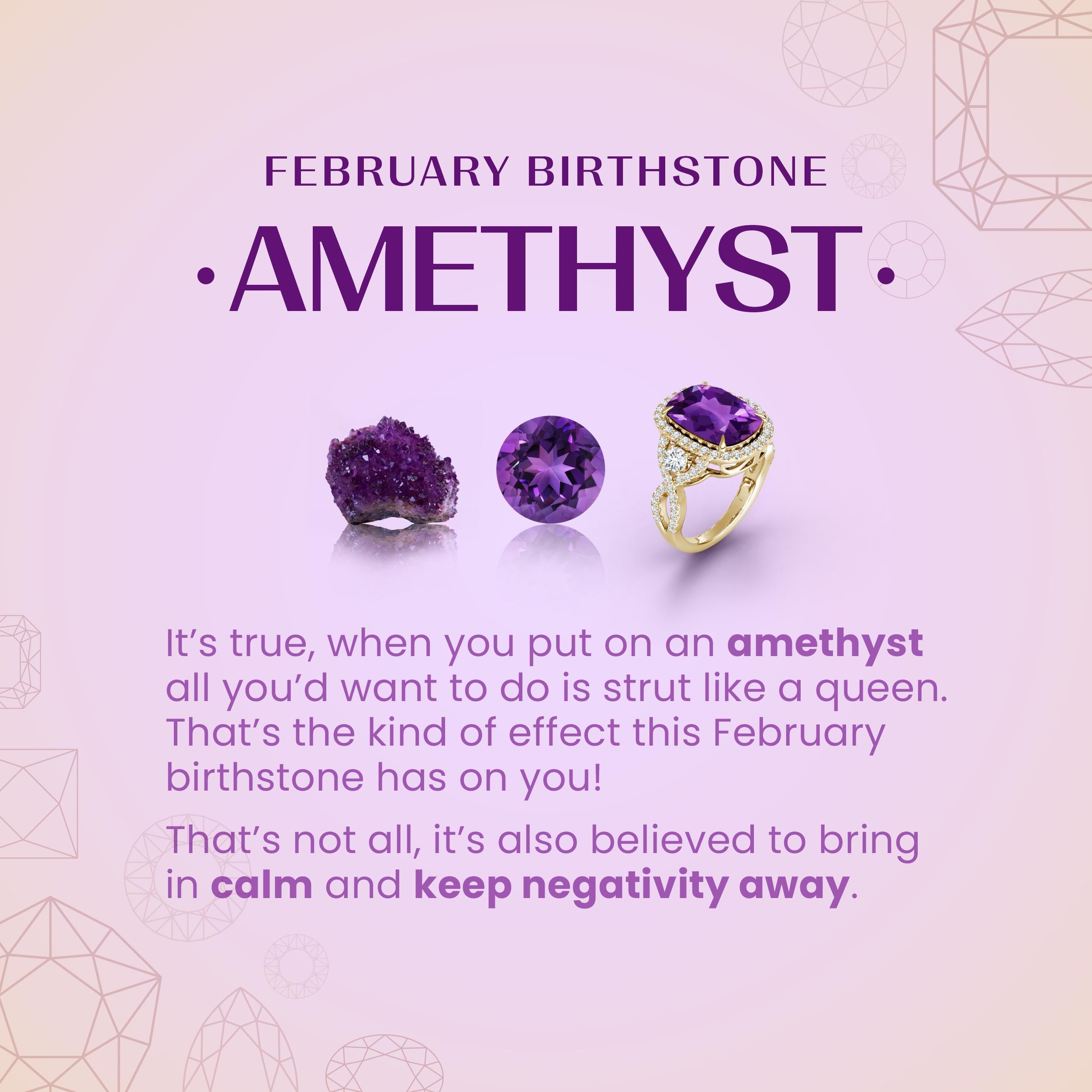 Natural 1.15Ct Amethyst Diamond Twisted Rope Pendant Necklace in 14K Yellow Gold In New Condition For Sale In Los Angeles, CA