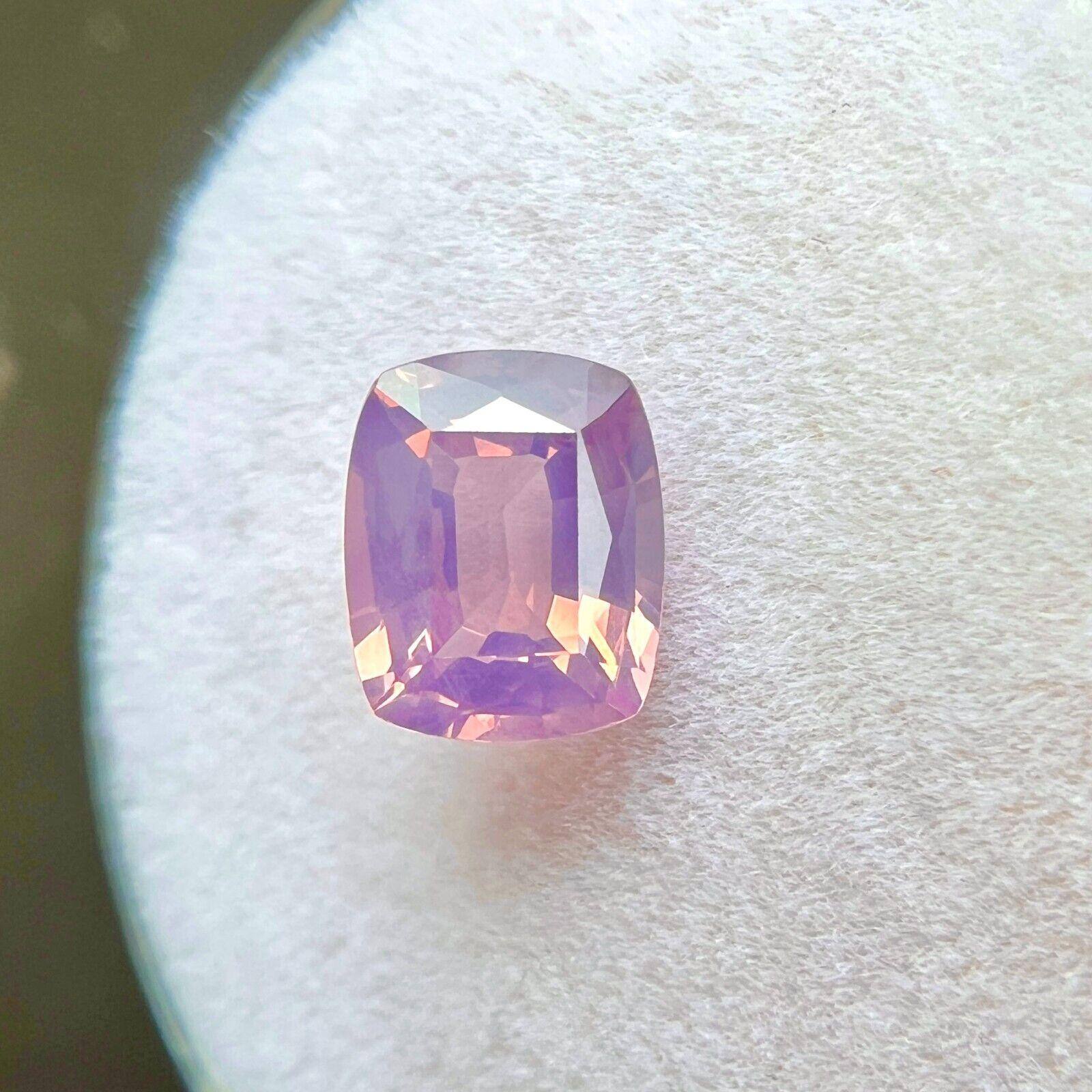 Espinela Púrpura Rosa Mahenge Lila Antigua Talla Cojín 6,8x5,6mm VS Natural 1,17ct en Nuevo estado para la venta en Birmingham, GB