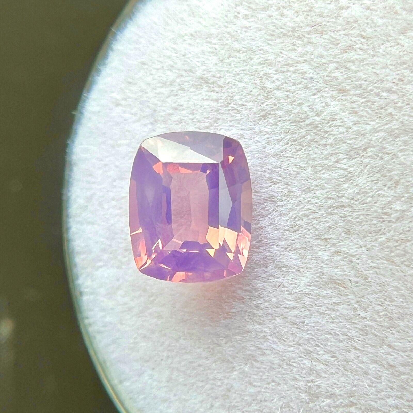 Femenino o masculino Espinela Púrpura Rosa Mahenge Lila Antigua Talla Cojín 6,8x5,6mm VS Natural 1,17ct en venta
