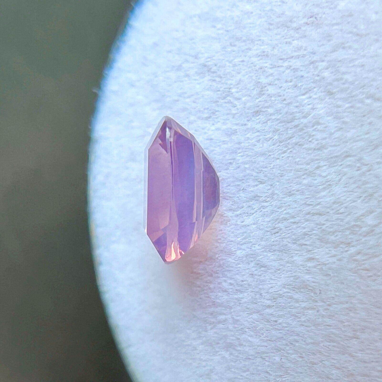 Espinela Púrpura Rosa Mahenge Lila Antigua Talla Cojín 6,8x5,6mm VS Natural 1,17ct en venta 1