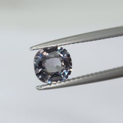 Natural 1.18ct Unheated Pestel Blue Spinel Cushion Cut Gemstone
