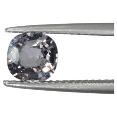 Natural 1.18ct Unheated Pestel Blue Spinel Cushion Cut Gemstone