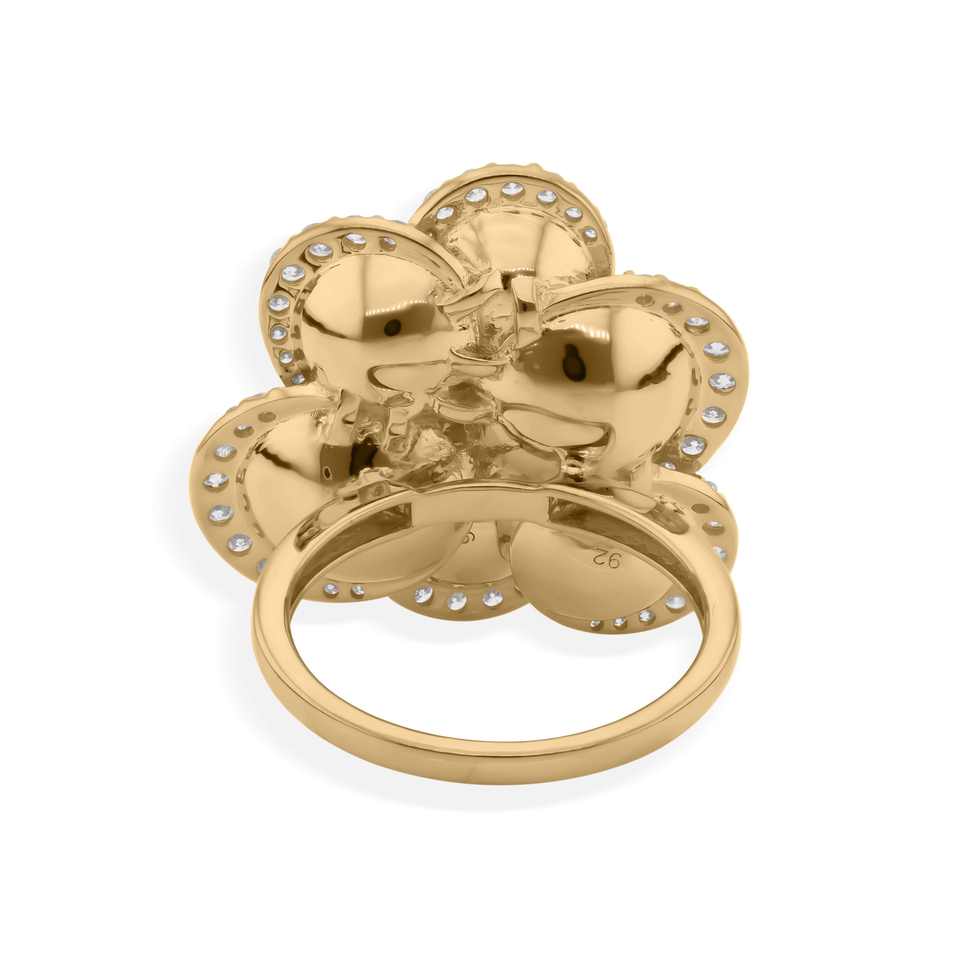 The ring is a size 7 US and may be resized to larger or smaller upon request. FOLLOW SPECTRUM JEWELS storefront to view the latest collection & exclusive pieces. Spectrum Jewels is proudly rated as a Top Seller on 1stdibs with 5 star customer