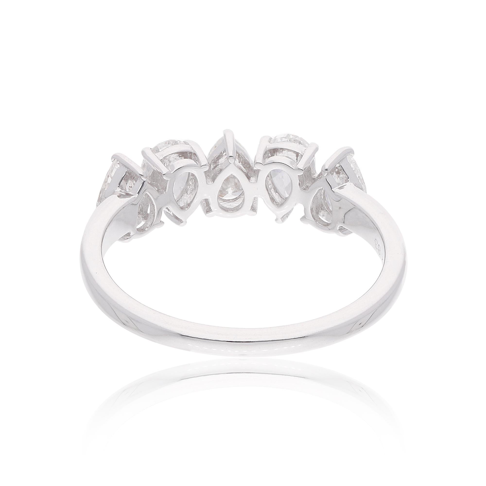 Item Code :- SER-22541
Gross Wt. :- 2.88 gm
18k White Gold Wt. :- 2.64 gm
Natural Diamond Wt. :- 1.20 Ct. ( AVERAGE DIAMOND CLARITY SI1-SI2 & COLOR H-I )
Ring Size :- 7 US & All size available


✦ Sizing
.....................
We can adjust most