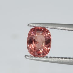 Natural 1.28 carat Unheated Peach color Spinel, cushion Cut Gemstone