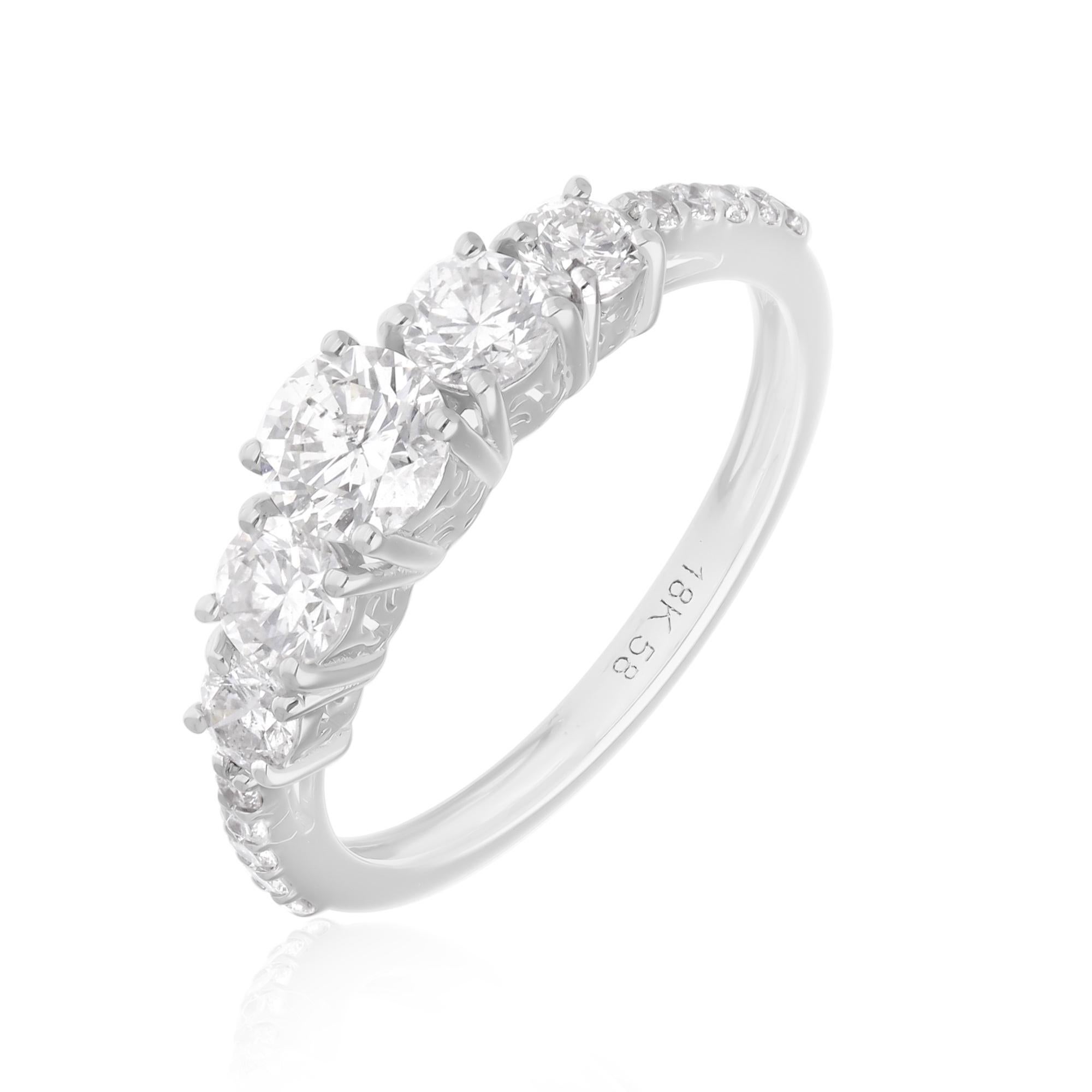 Cast from 14-karat gold, these exquisite ring is handset with 1.32 carats of sparkling diamonds.

The ring is a size 7 US and may be resized to larger or smaller upon request. FOLLOW SPECTRUM JEWELS storefront to view the latest collection &