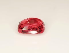 Natural 1.41 carat Unheated Red Spinel, cushion Cut Gemstone