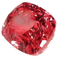 Natural 1.41 carat Unheated Red Spinel, cushion Cut Gemstone