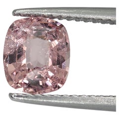 Natural 1.45 carat Unheated Peach color Spinel, cushion Cut Gemstone