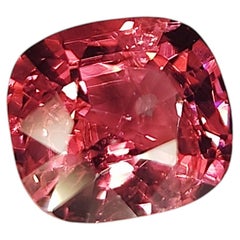Natural 1.46 carat Unheated Red Spinel, cushion Cut Gemstone