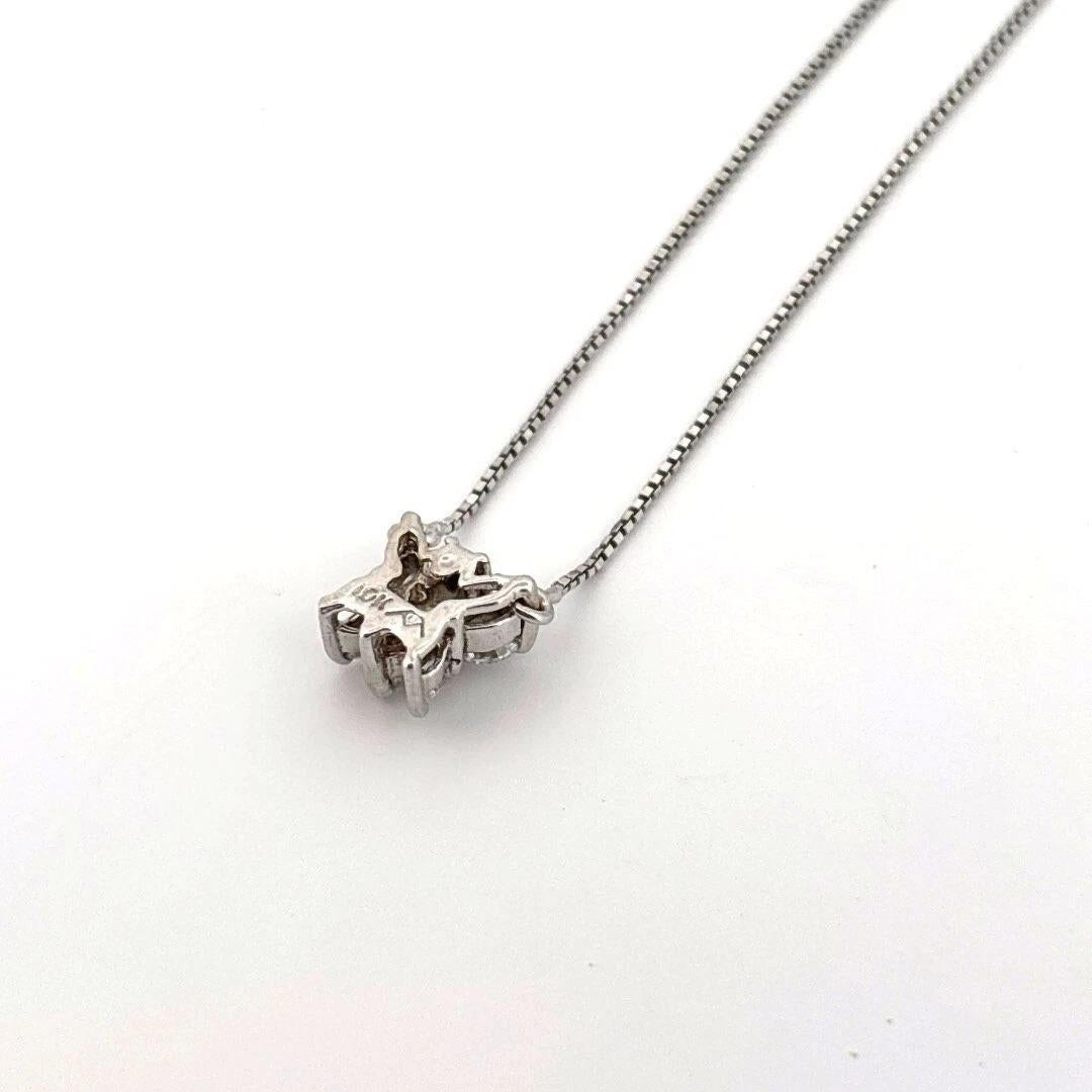 Round Cut Natural .14CTW Diamond Butterfly Dragonfly 10K White Gold 18
