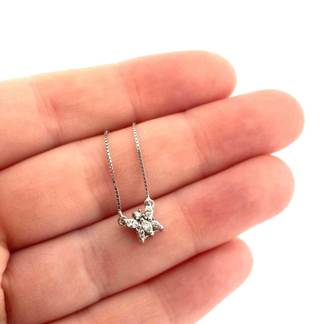 Natural .14CTW Diamond Butterfly Dragonfly 10K White Gold 18