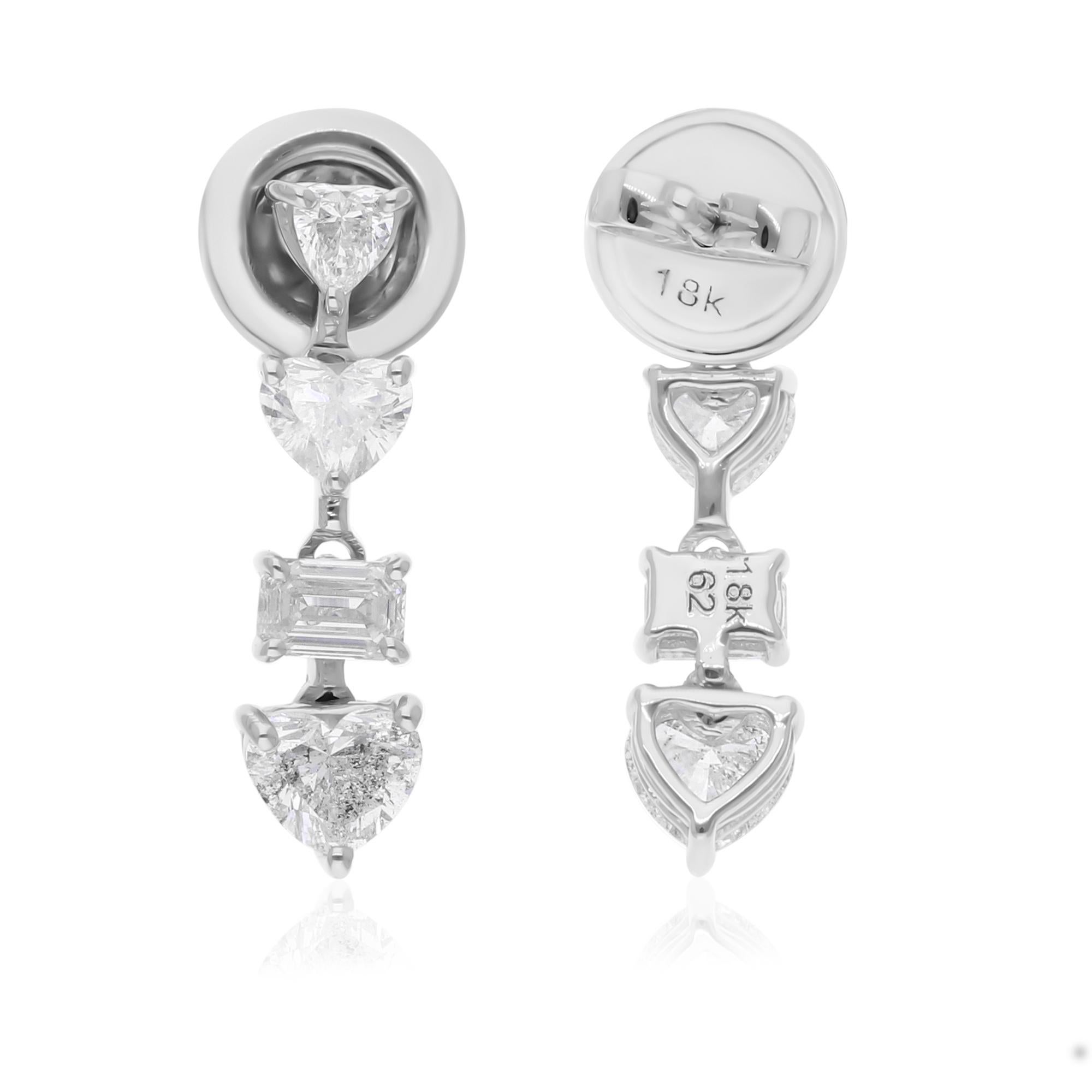 Cast from 14-karat gold, these exquisite earrings are handset with 1.55 carats of sparkling diamonds.

FOLLOW SPECTRUM JEWELS storefront to view the latest collection & exclusive pieces. Spectrum Jewels is proudly rated as a Top Seller on 1stdibs