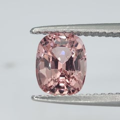 Natural 1.55 carat Unheated Peach color Spinel, cushion Cut Gemstone