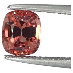 Natural 1.55 carat Unheated Peach color Spinel, cushion Cut Gemstone