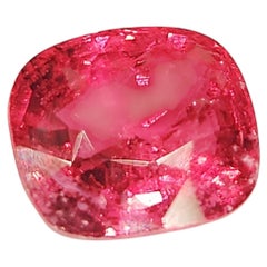 Natural 1.56 carat Unheated Red Spinel, cushion Cut Gemstone