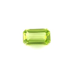 Natural 1.61ct Vivid Green Peridot Emerald Octagonal Cut Loose Gem 9.3x5.6mm