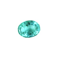 Natürlicher 1.62ct Smaragd Lebendiges Blau Grün Oval Schliff 8.4x6.4mm Loser Edelstein