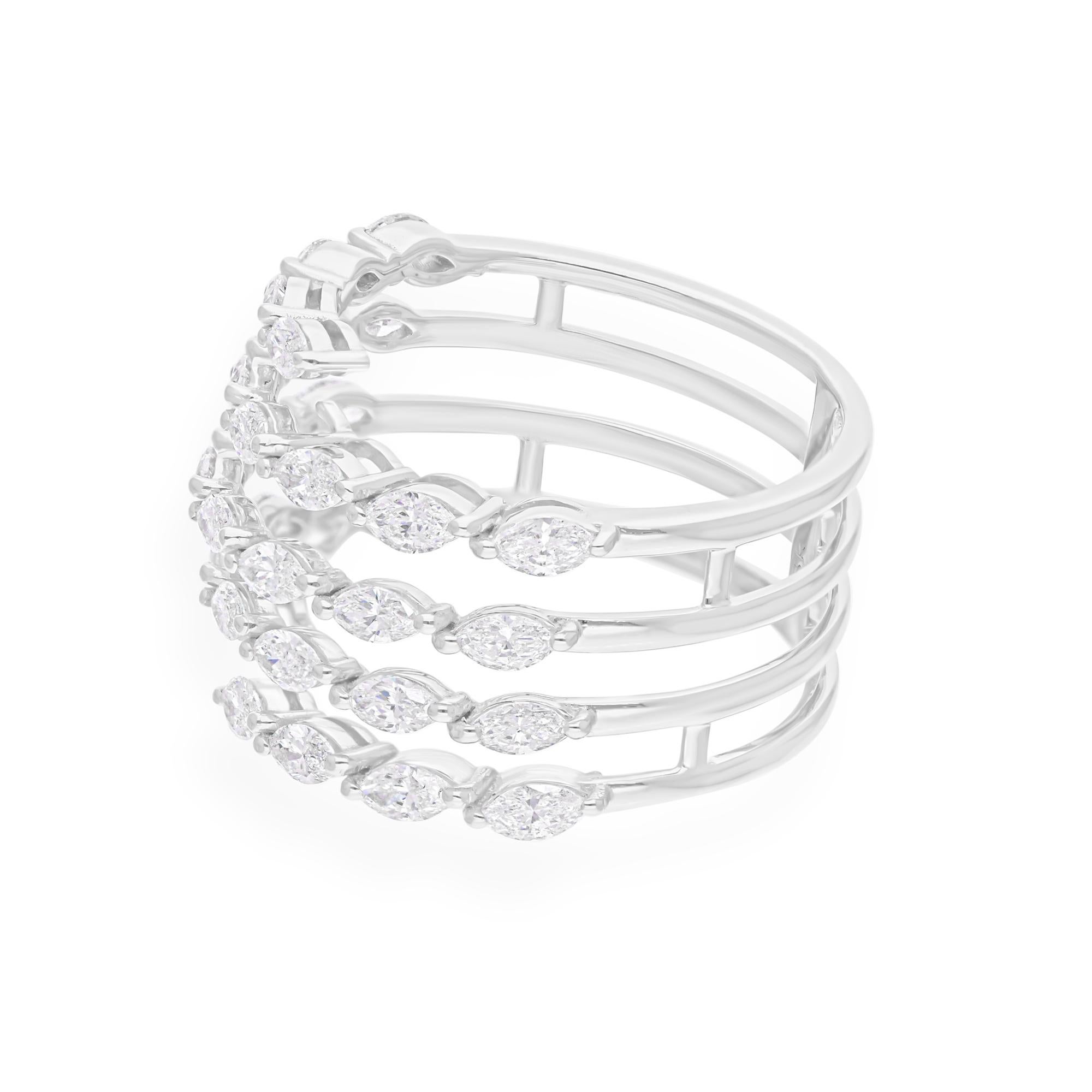Dieser exquisite Ring ist aus 18-karätigem Gold gegossen und mit 1,63 Karat funkelnden Diamanten besetzt.

FOLLOW SPECTRUM JEWELS Storefront, um die neueste Collection'S und exklusive Stücke zu sehen. Spectrum Jewels ist stolz darauf, ein Top Seller