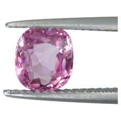 Gemma naturale di spinello rosa da 1,64 carati, non trattata termicamente, taglio a cuscino