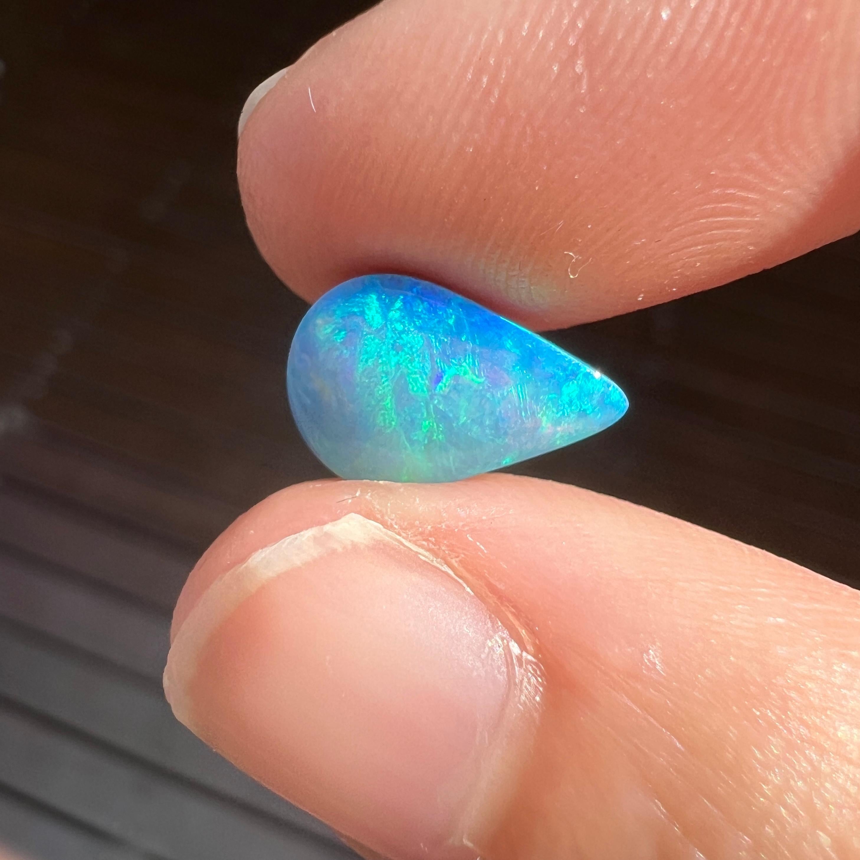 Women's Natural 1.78 Ct Australian boulder opal mined by Sue Cooper For Sale