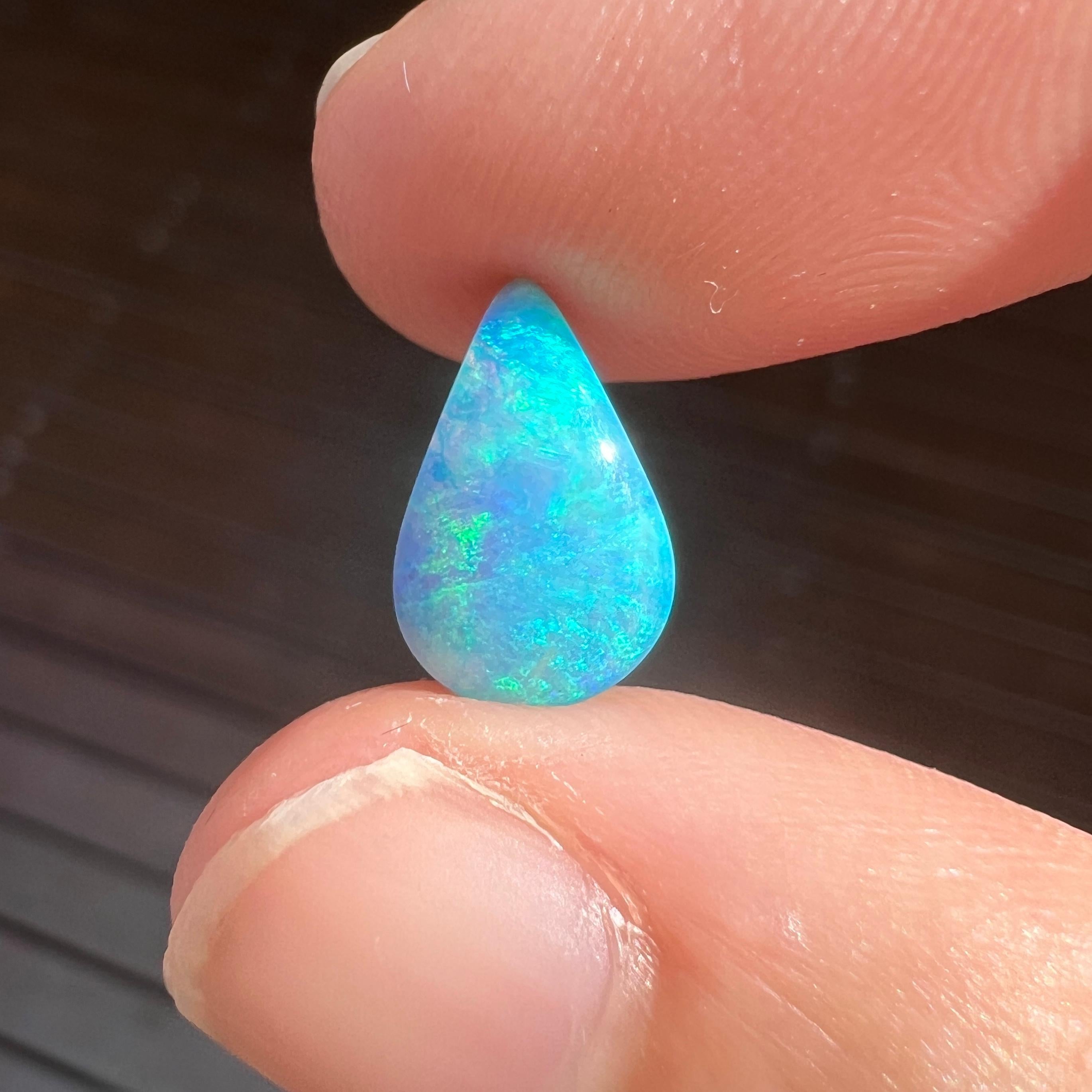Natural 1.78 Ct Australian boulder opal mined by Sue Cooper For Sale 1