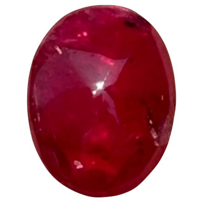Natural 1.79 Carat Sugarloaf Ruby stone For Sale