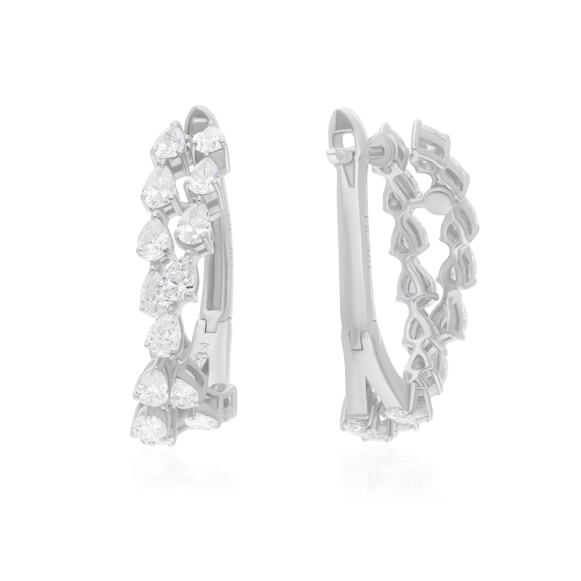 Cast from 18-karat gold, these exquisite earrings are handset with 1.80 carats of sparkling diamonds.

FOLLOW SPECTRUM JEWELS storefront to view the latest collection & exclusive pieces. Spectrum Jewels is proudly rated as a Top Seller on 1stdibs