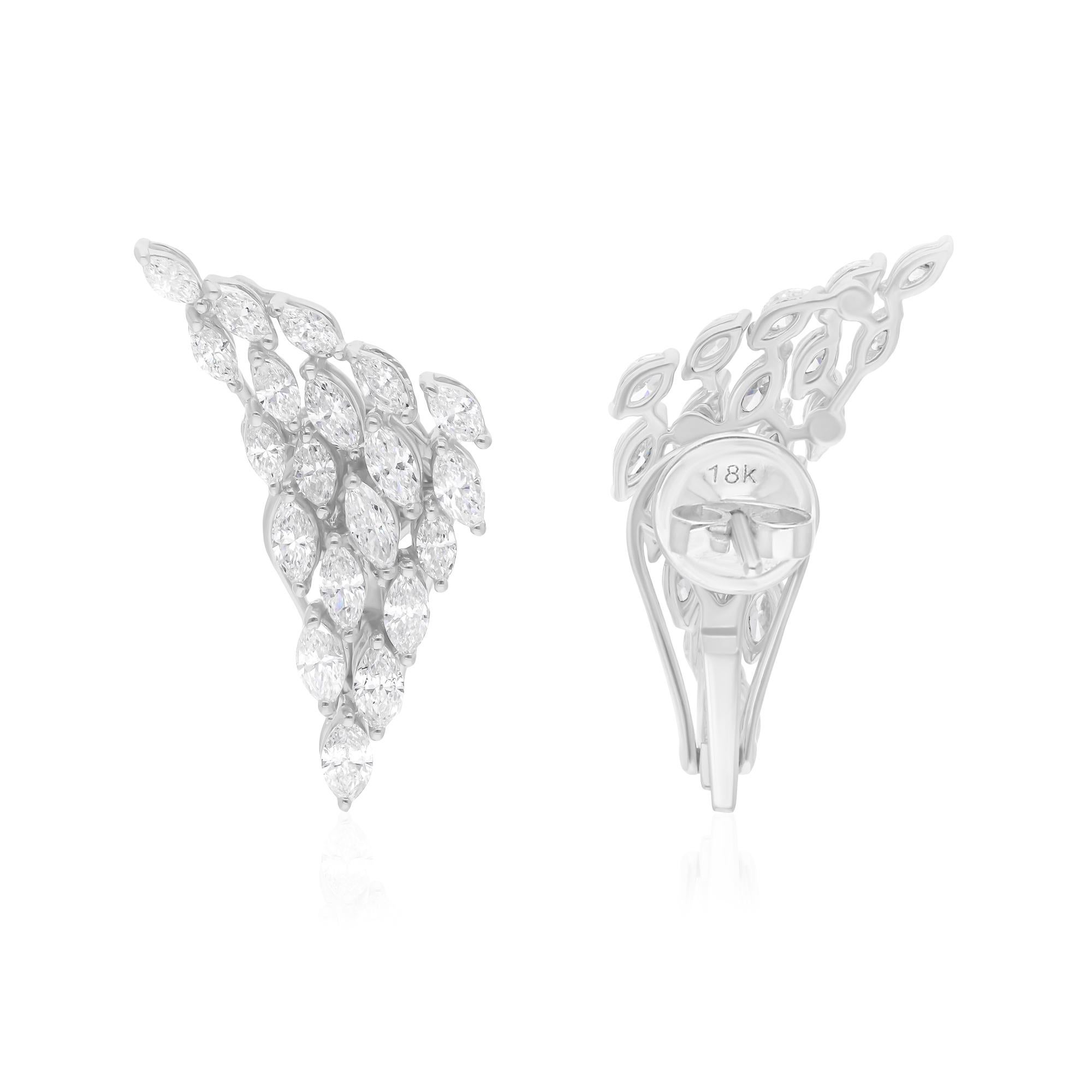 Diese exquisiten Ohrringe sind aus 14-karätigem Gold gegossen und mit 1,82 Karat funkelnden Diamanten besetzt.

FOLLOW SPECTRUM JEWELS Storefront, um die neueste Collection'S und exklusive Stücke zu sehen. Spectrum Jewels ist stolz darauf, ein Top
