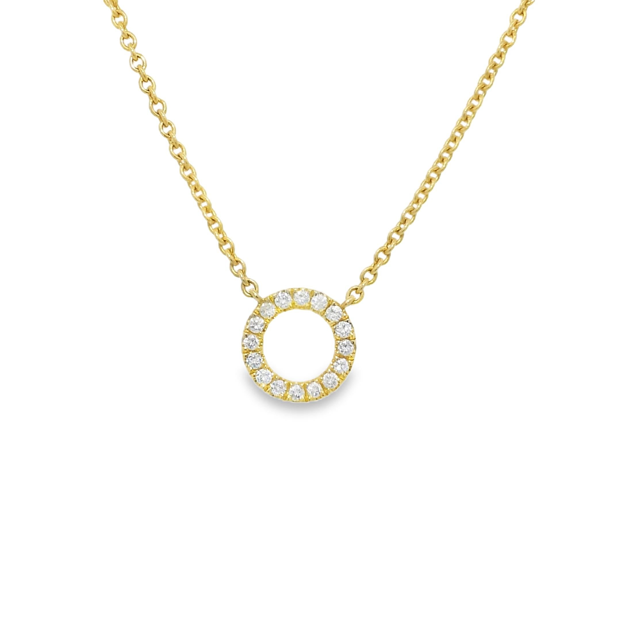 Moderno Nature 1,85 carati Pave Diamond 18-Karat Collana a goccia In magazzino in vendita
