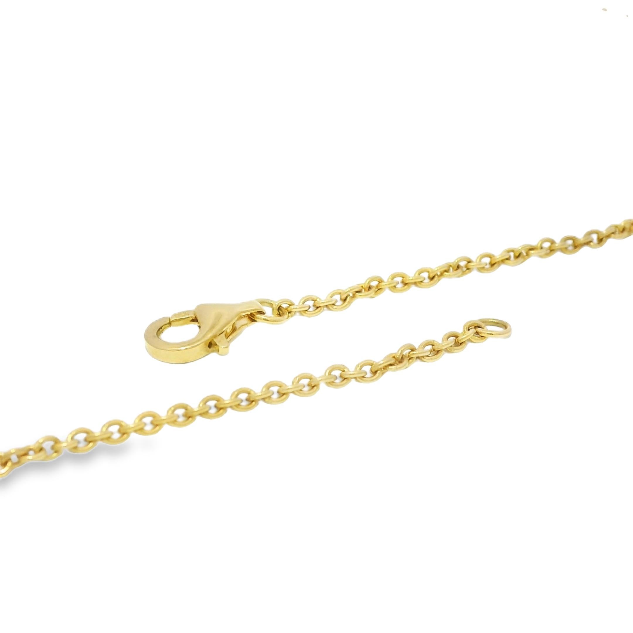 Donna Nature 1,85 carati Pave Diamond 18-Karat Collana a goccia In magazzino in vendita