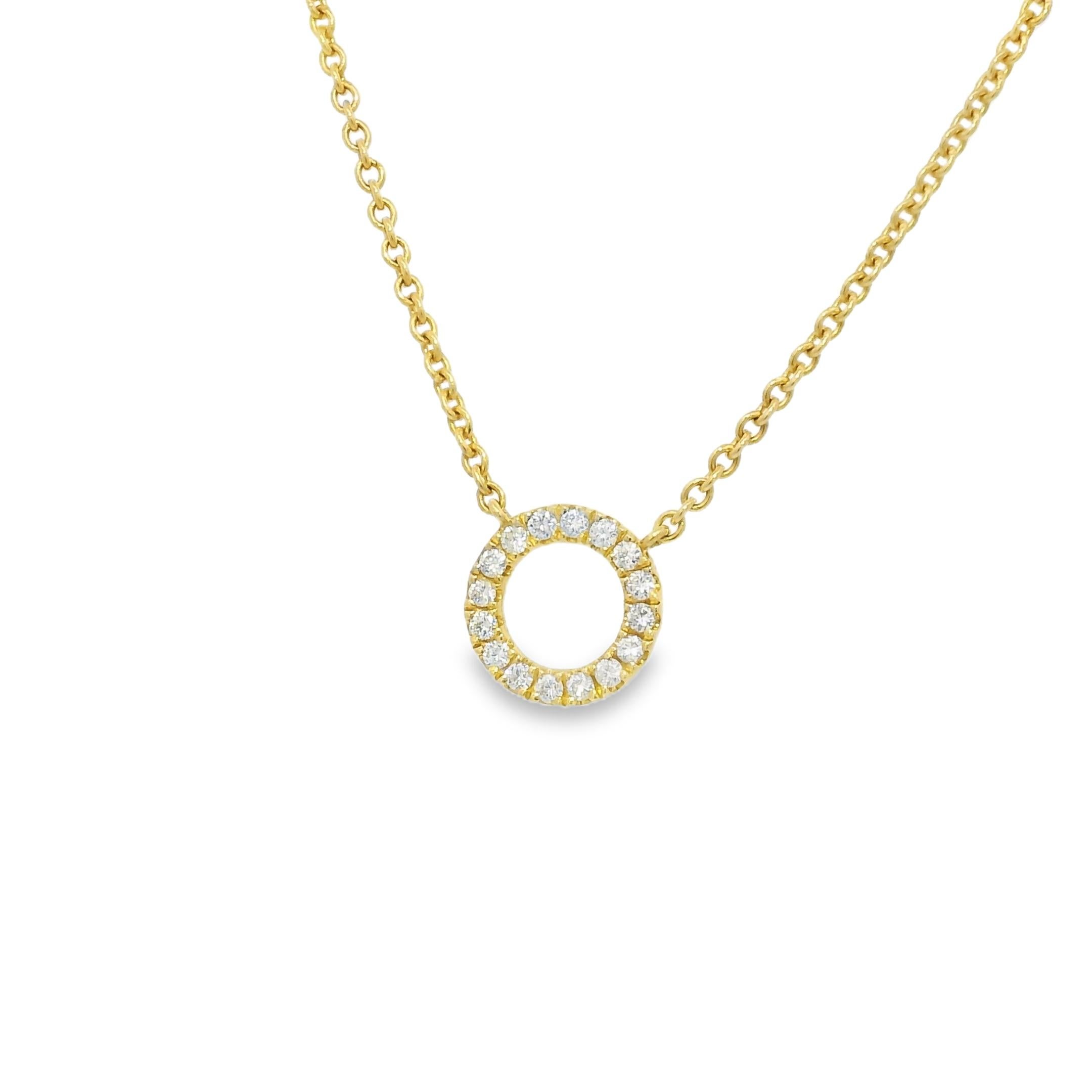 Nature 1,85 carati Pave Diamond 18-Karat Collana a goccia In magazzino in vendita 1