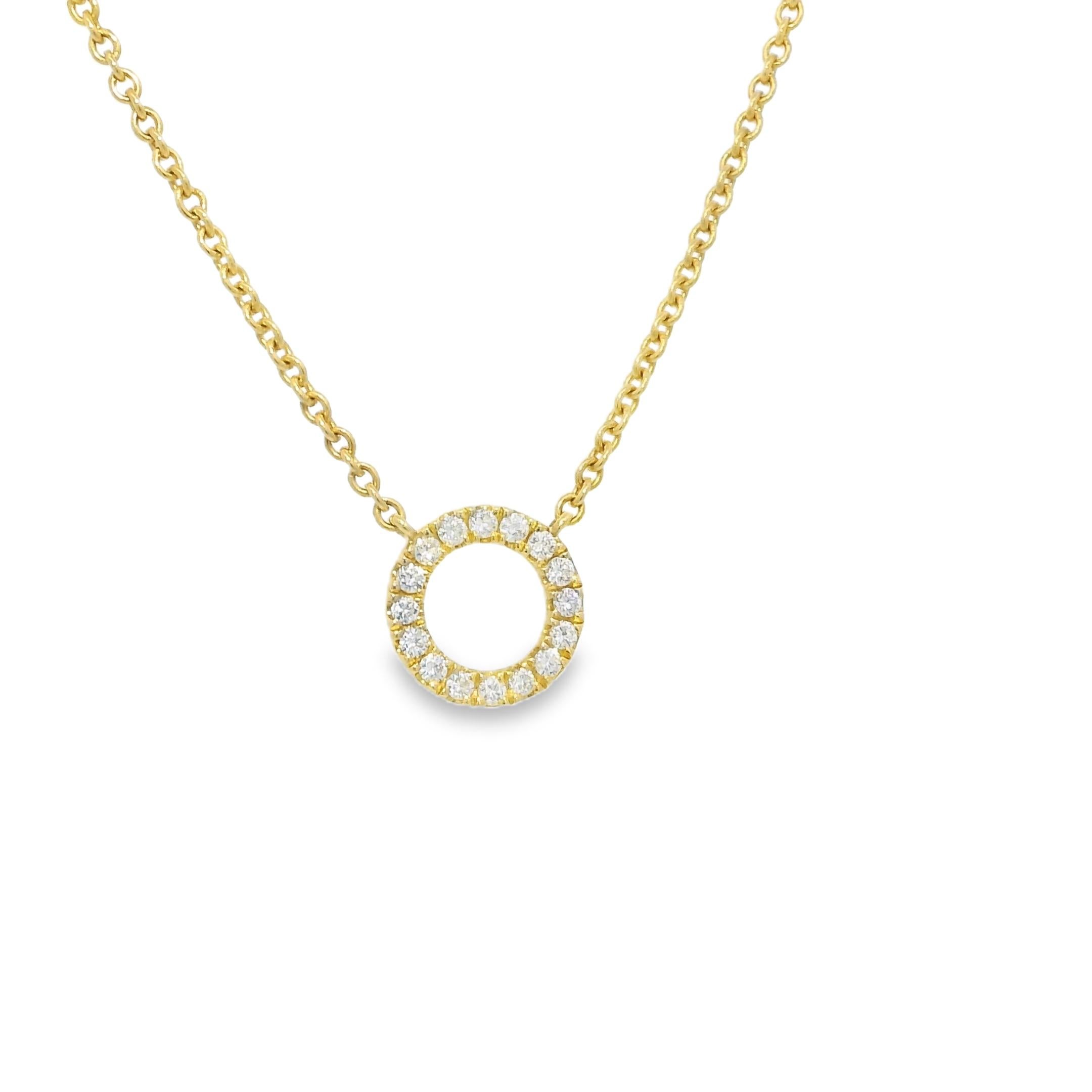 Nature 1,85 carati Pave Diamond 18-Karat Collana a goccia In magazzino in vendita 2