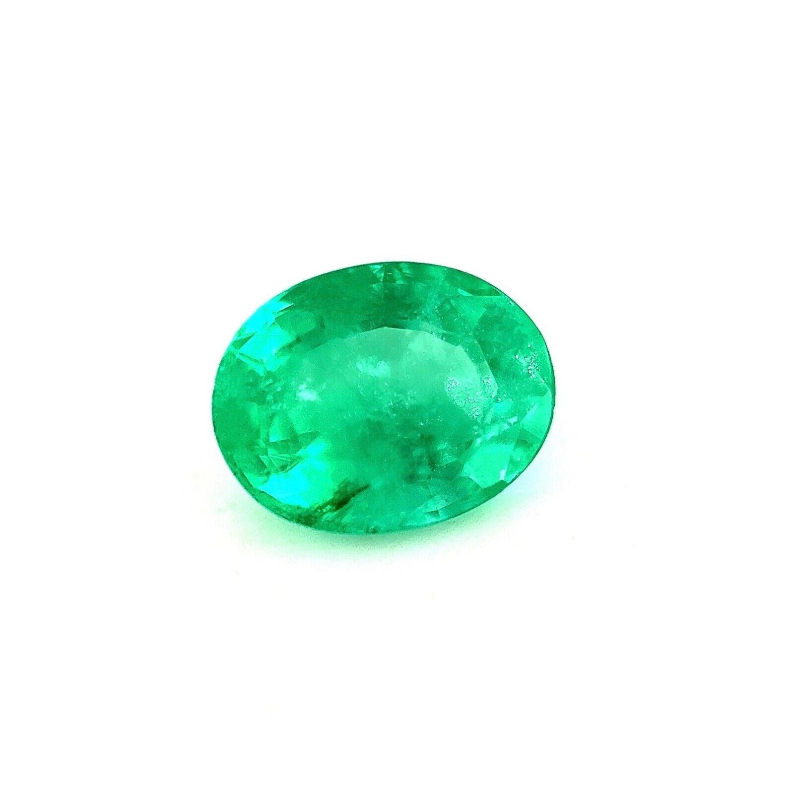 Natural 1.85Ct Emerald Rare Vivid Green Oval Cut Loose Gemstone

Natural Green Emerald Loose Gemstone.

1.85 Carat emerald with a beautiful green colour. Also has good clarity, with only some natural inclusions visible when looking closely. Emeralds