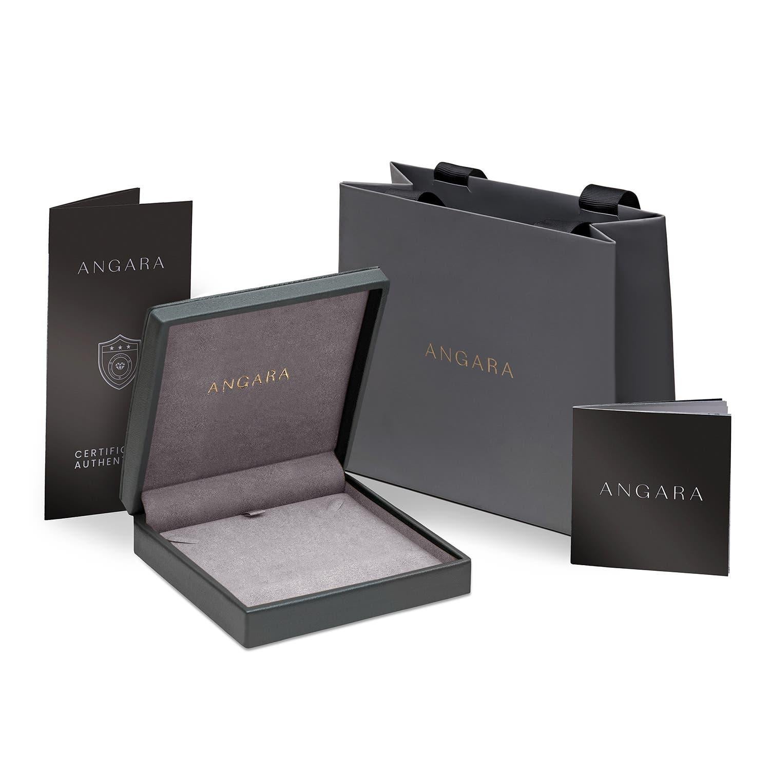Pendentif en or blanc 14K en forme de goutte de grenat naturel de 1,8ct avec diamant Pour femmes en vente