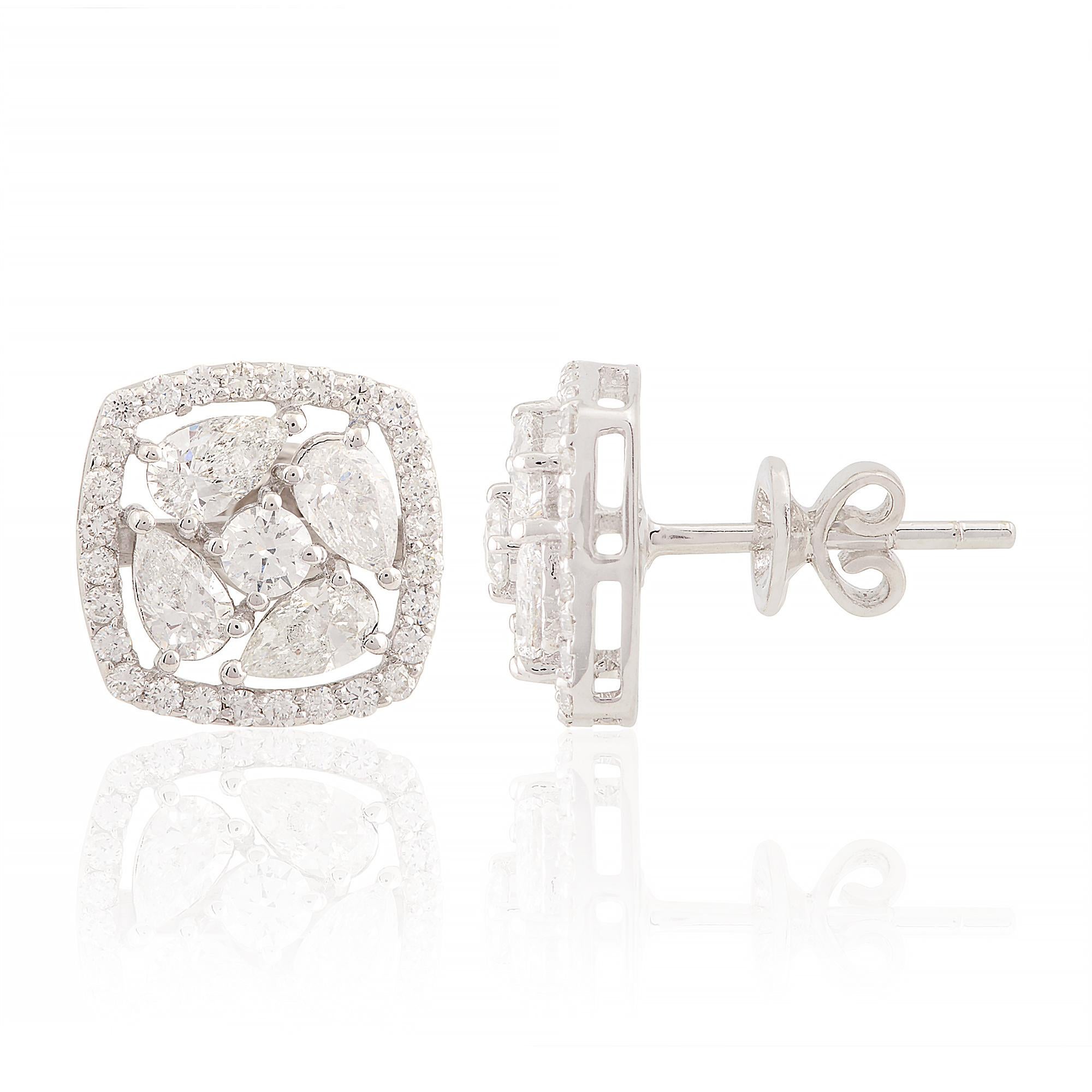 Codice articolo :- SEE-1696
Peso lordo: 4.02 gm
Oro bianco massiccio 18k Peso :- 3,63 gm
Peso del diamante naturale :- 1.95 carati  (DIAMANTE DI PUREZZA MEDIA SI1-SI2 E COLORE H-I)
Lunghezza orecchini :- 9 mm