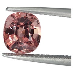 Natural 1.95 carat Unheated Peach color Spinel, cushion Cut Gemstone