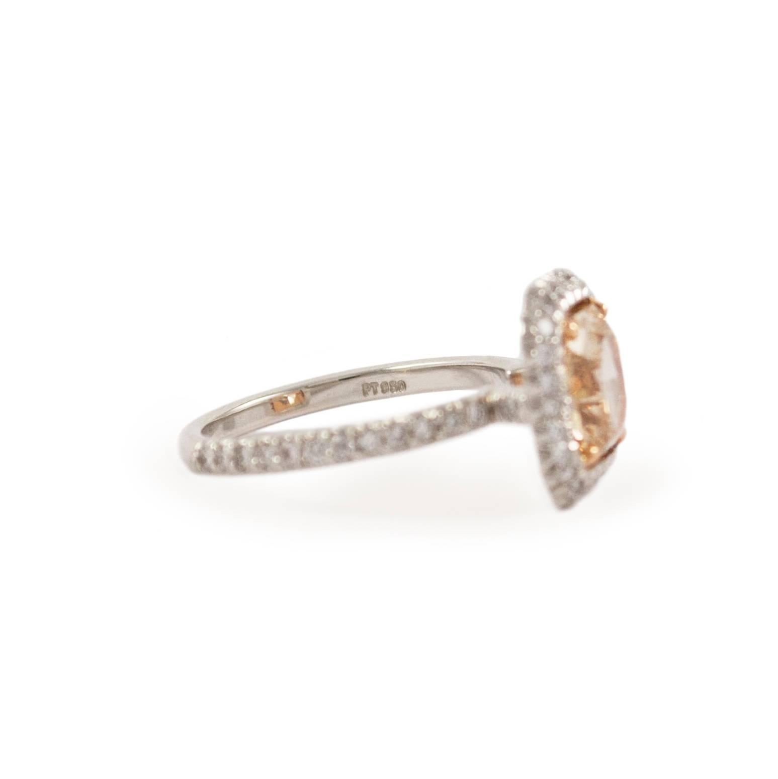 brown diamond ring