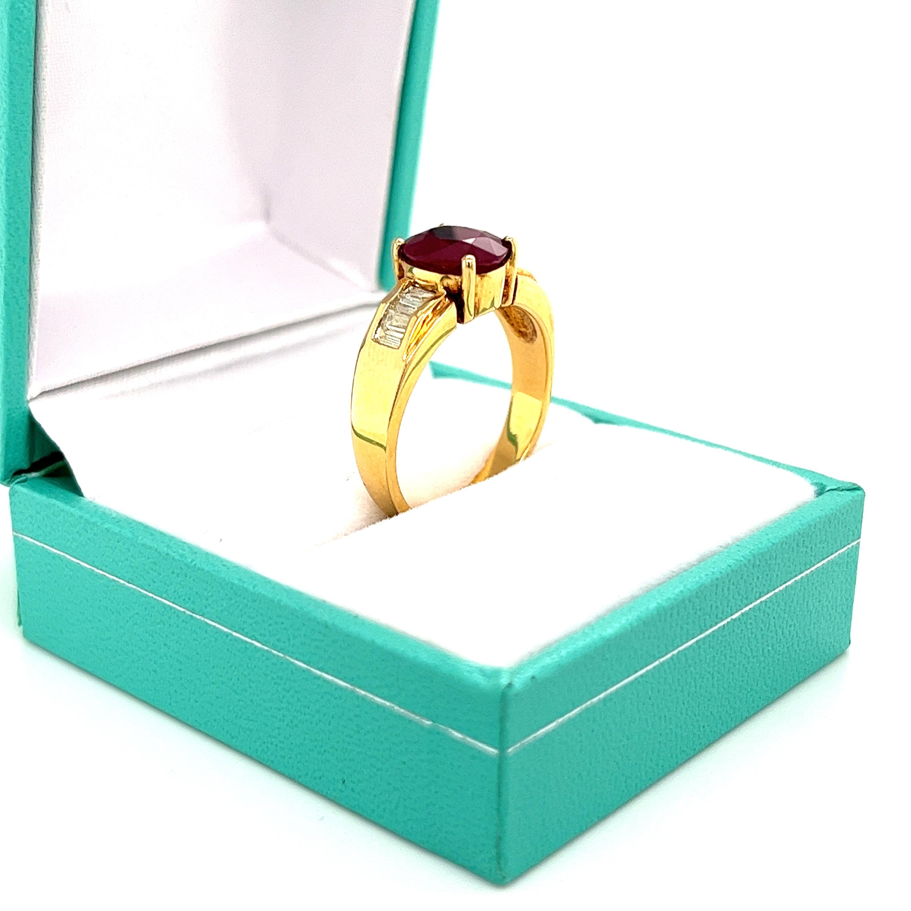 10 carat ruby ring
