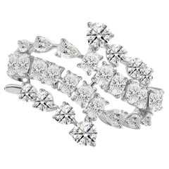 Natural 2.01 Carat Si/H Multi Shape Diamond Ring 18 Karat White Gold Jewelry