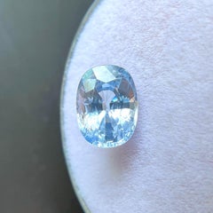 Natural 2.06ct Ceylon Sapphire Light Blue Oval Cut Natural 8x6mm Loose Gemstone