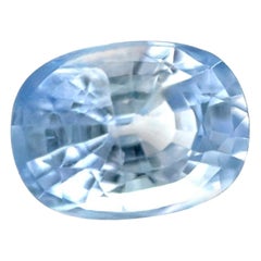 Natural 2.06ct Ceylon Sapphire Light Blue Oval Cut Natural 8x6mm Loose Gemstone