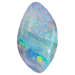 Natural 20.94 Ct Australian rainbow boulder opal mined by Sue Cooper